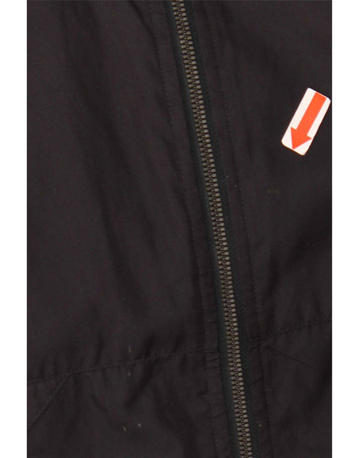 Chaqueta cortavientos con capucha para hombre Kappa UK 36 Small Azul marino Poliéster