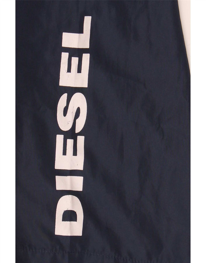 Diesel Hombre Bañador Gráfico Bañador Medio Azul Marino Poliéster