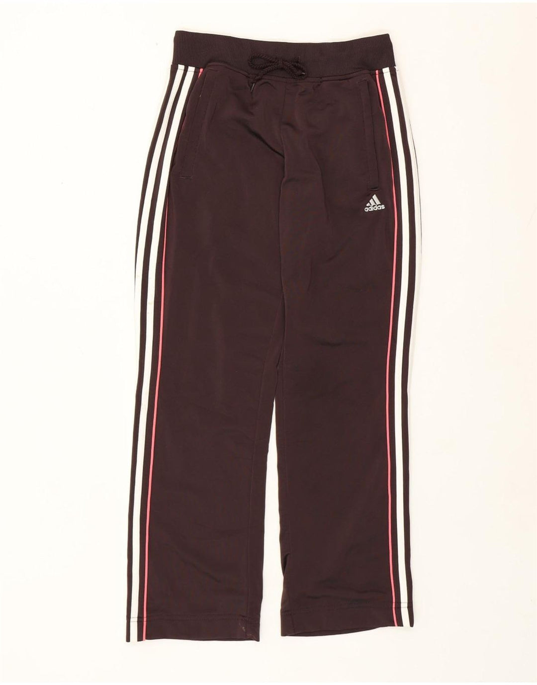 Adidas Pantalones de chándal para mujer UK 12 Marrón medio Poliéster