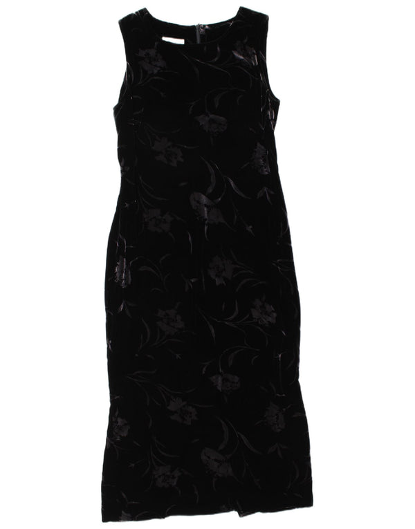 SILK AND SOIE Conjunto de 2 piezas de terciopelo con 3 botones para mujer IT 44 Medium Black Floral