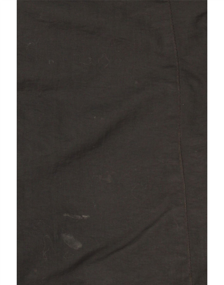 Superdry Parka con capucha para mujer, talla 48, nailon negro mediano