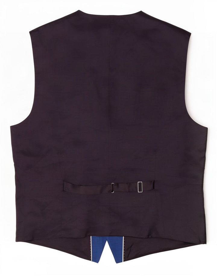 Chaleco de hombre Ben Sherman de lana color block azul pequeño