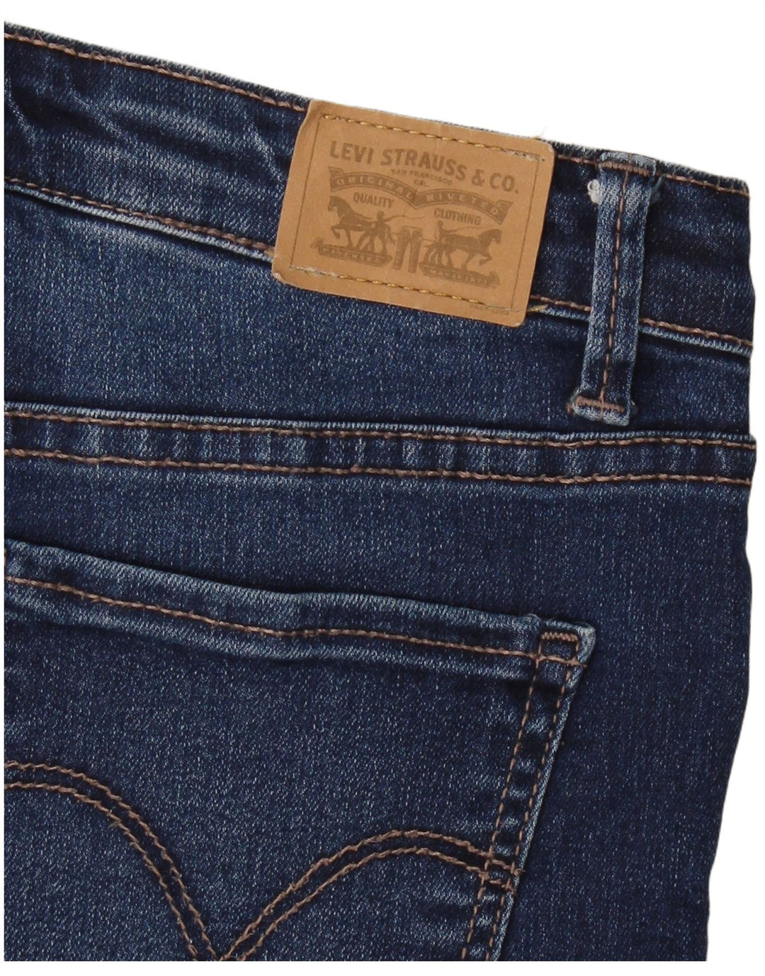 LEVI'S Womens 710 Super Skinny Jeans W28 L30 Blue