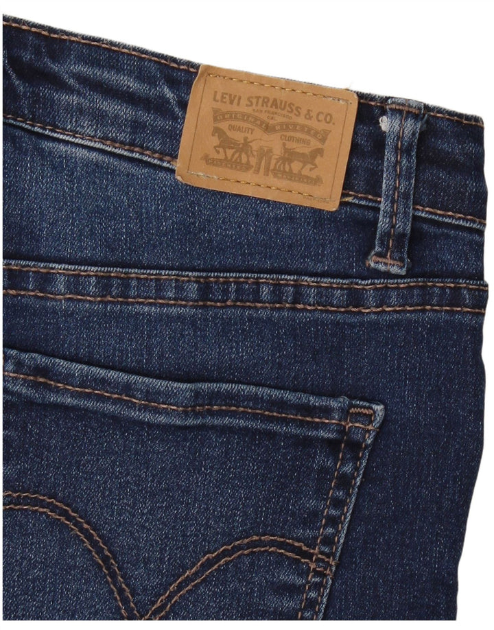 LEVI'S Womens 710 Super Skinny Jeans W28 L30 Blue