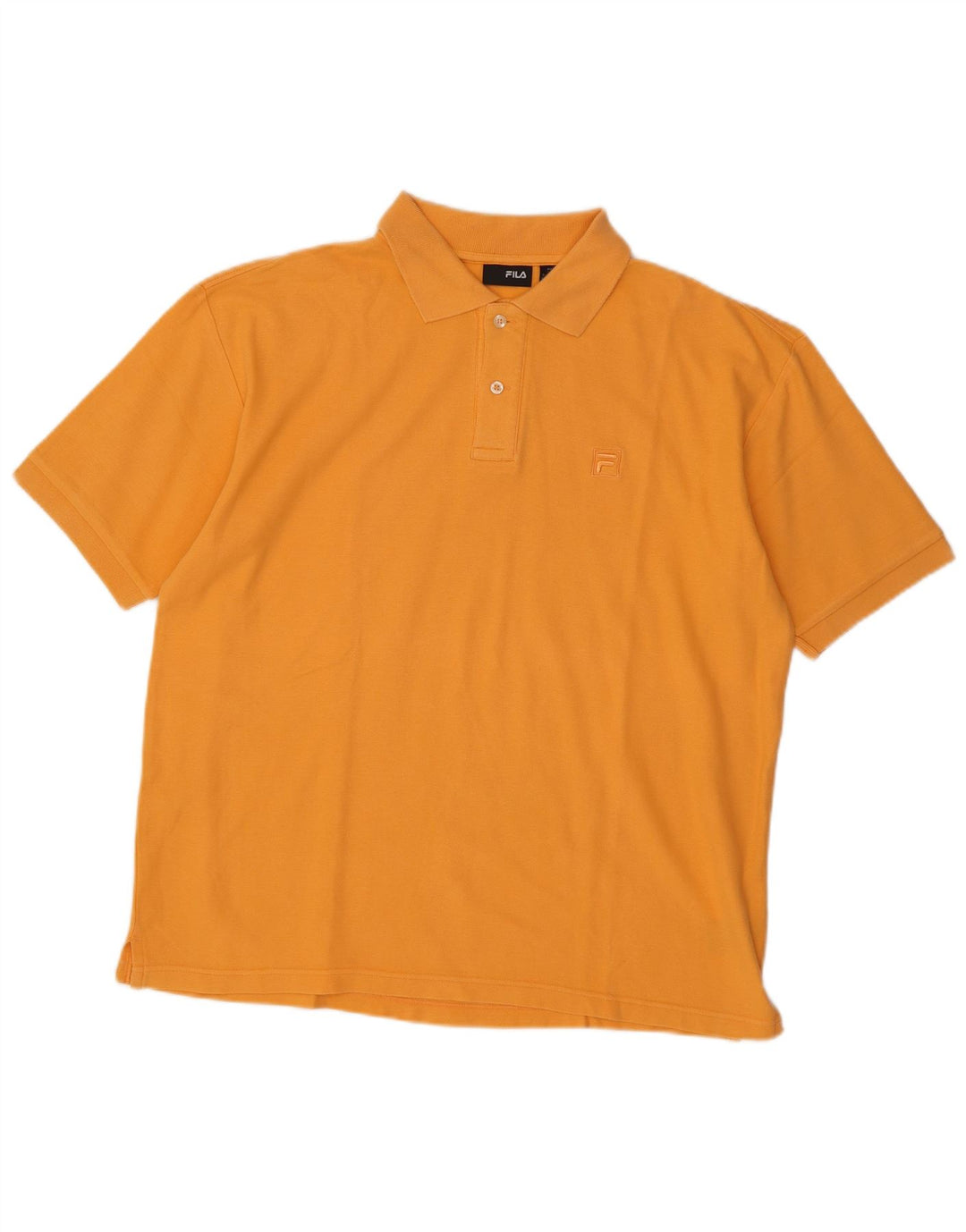 Fila Polo Hombre Grande Naranja Algodón