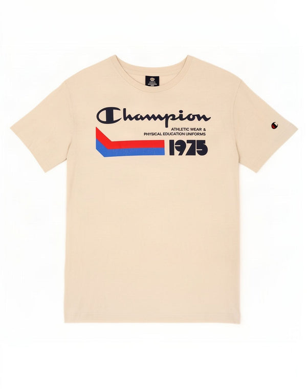 Champion Camiseta Gráfica para Hombre Top Pequeño Blanco