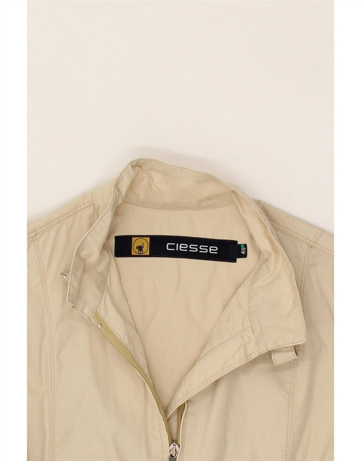 CIESSE PIUMINI Womens Bomber Jacket IT 46 Large Beige Vintage Ciesse Piumini and Second-Hand Ciesse Piumini from Messina Hembry 