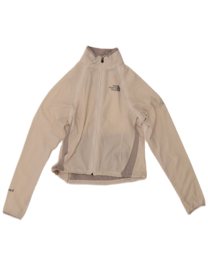 THE NORTH FACE Chaqueta corta de chándal para mujer UK 6 XS Blanco Colorblock