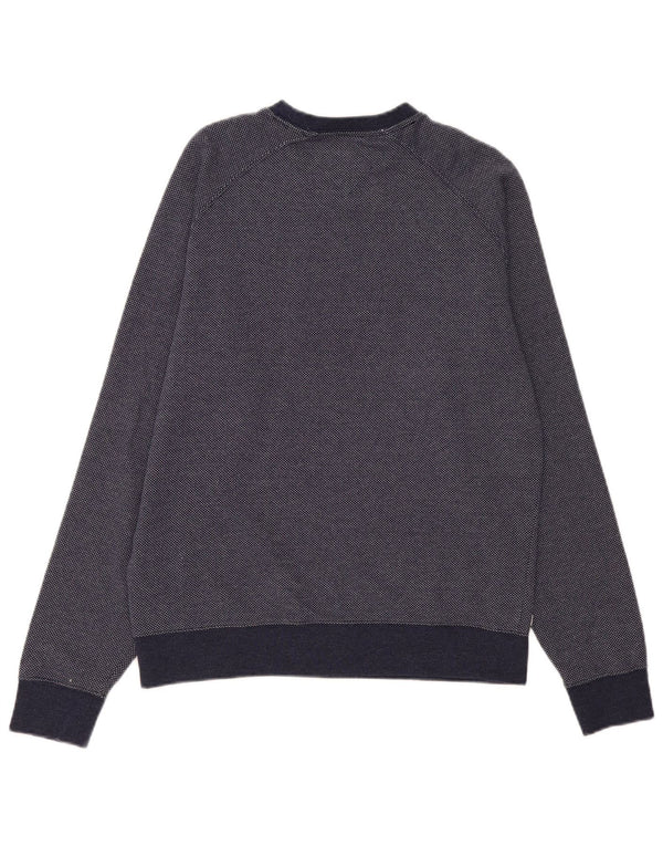 Tommy Hilfiger Hombre Sudadera Jumper Medium Azul Marino Algodón
