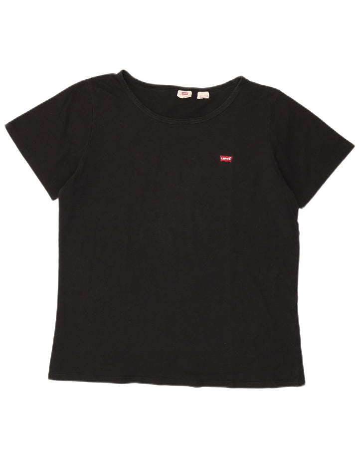 LEVI'S Camiseta para Mujer Top UK 20 2XL Negro