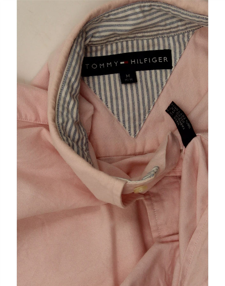 Camisa Tommy Hilfiger Hombre Algodón Rosa Medio