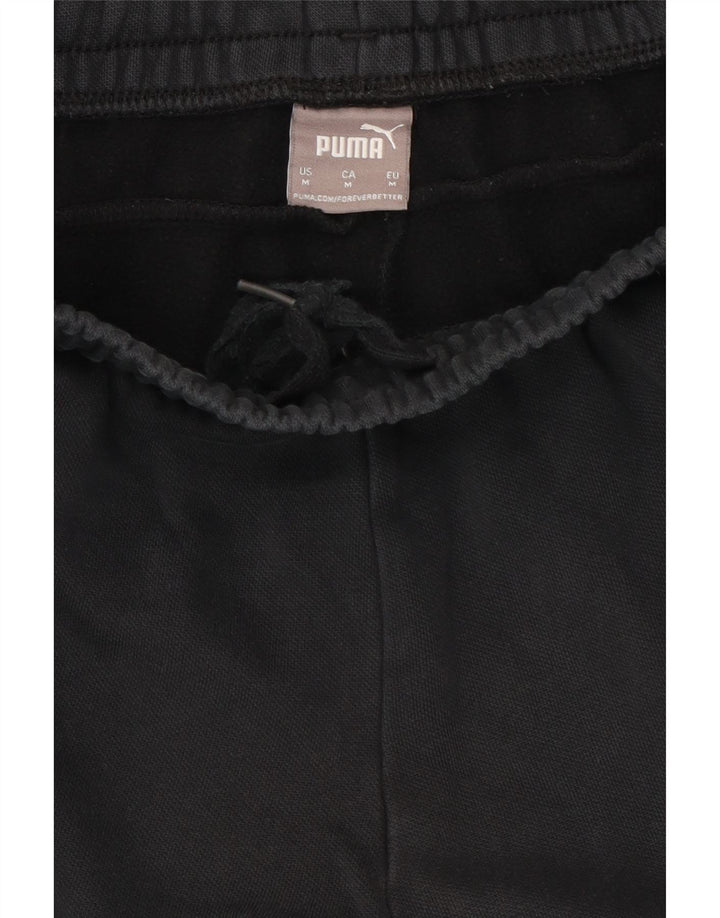 PUMA Mens Tracksuit Trousers Joggers Medium  Black Cotton Vintage Puma and Second-Hand Puma from Messina Hembry 