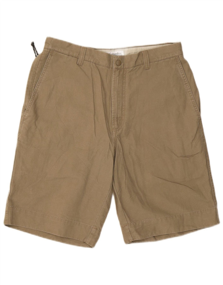 Columbia Shorts Cargo Hombre W32 Algodón Caqui Medio
