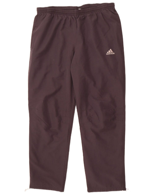Adidas Pantalones de chándal para hombre UK 42/44 Large Gris Poliéster