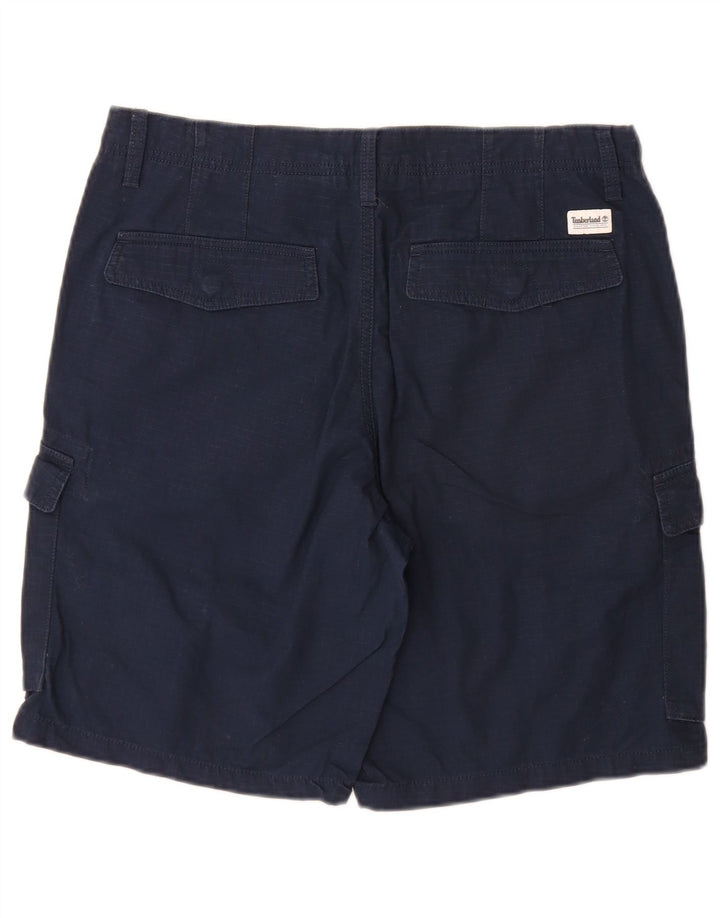 Timberland Pantalones cortos cargo para hombre W32 Algodón azul marino mediano
