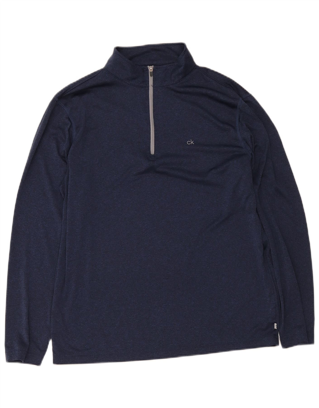 Calvin Klein - Chándal de golf con cremallera y cuello para hombre, talla grande, azul marino