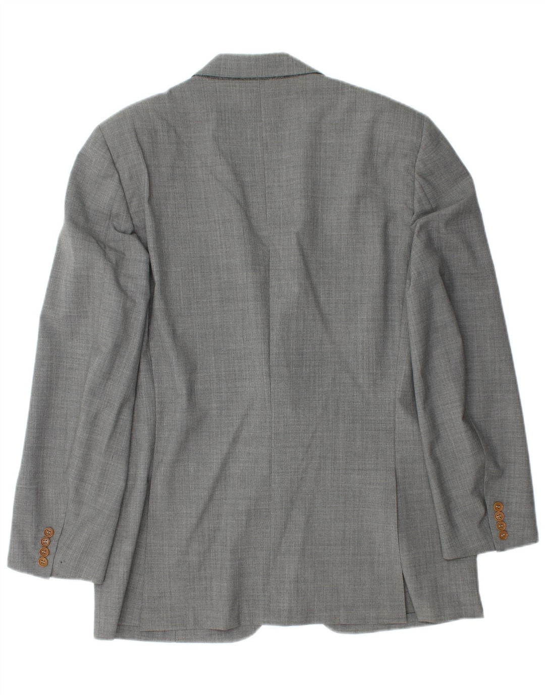 LANVIN Chaqueta tipo blazer de 2 botones para hombre IT 54 2XL Lana virgen gris