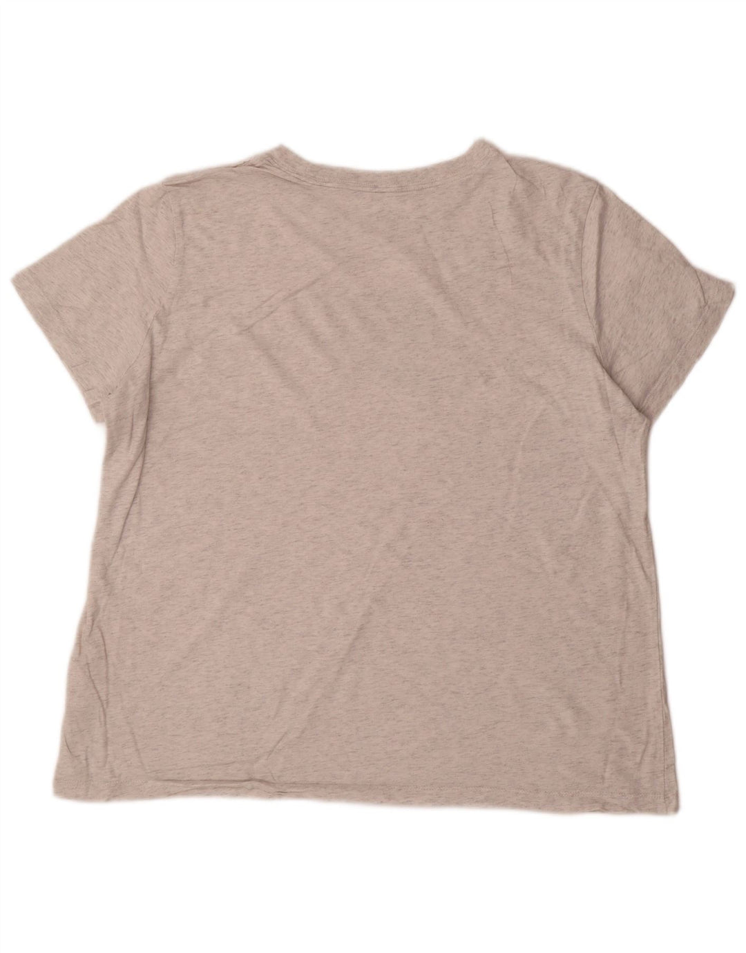 NIKE Camiseta gráfica para mujer UK 40 XL Algodón moteado gris