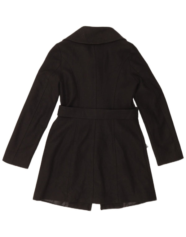Abrigo Mujer Benetton IT 40 Small Lana Negro
