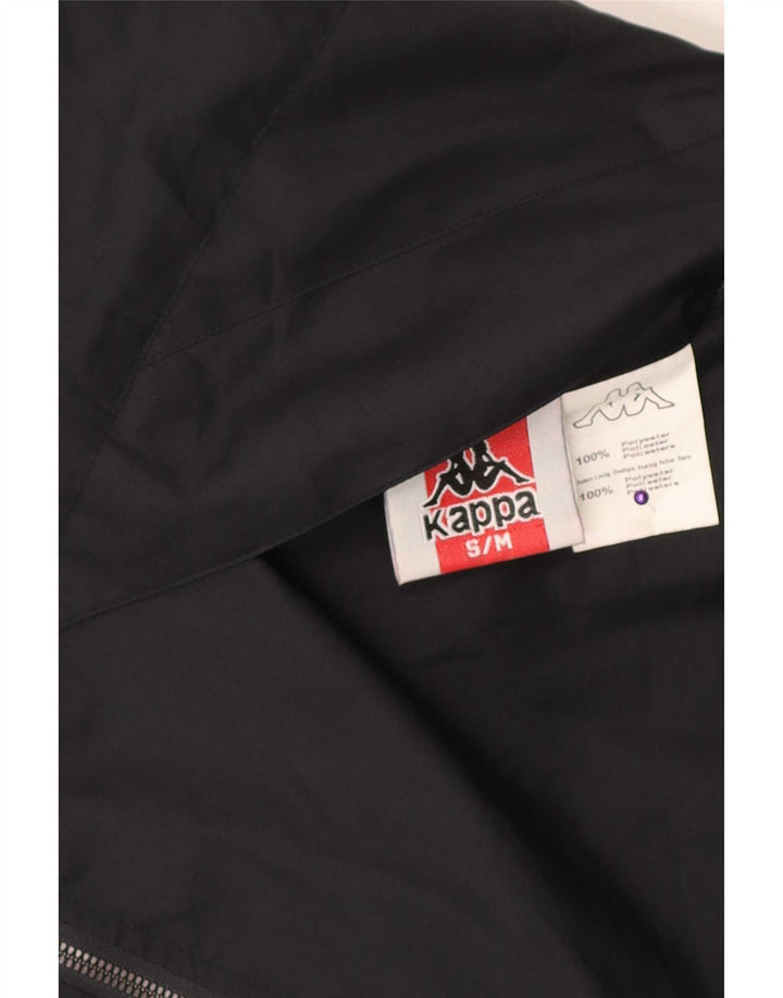 Kappa Chaqueta reversible con capucha para hombre UK 36 Small Poliéster negro