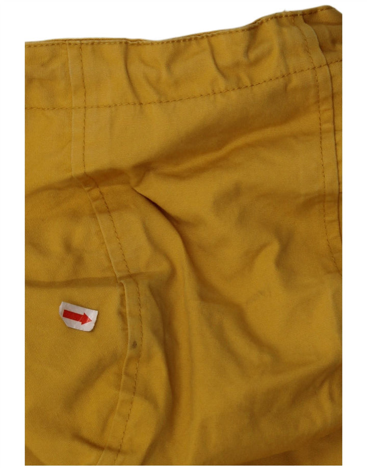 JOULES Chaqueta impermeable con capucha para mujer UK 8 Small Yellow Cotton