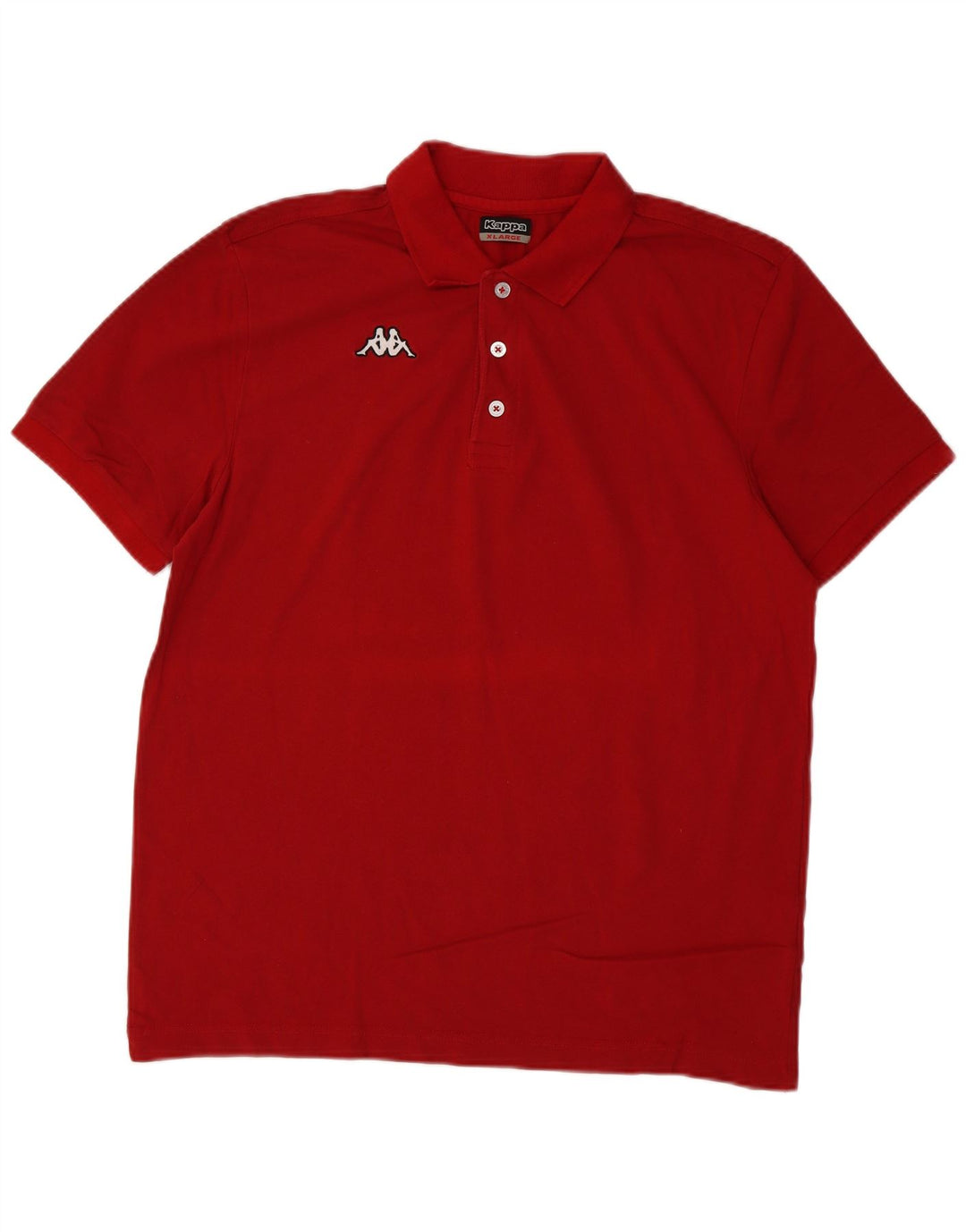 Kappa Polo Hombre XL Algodón Rojo