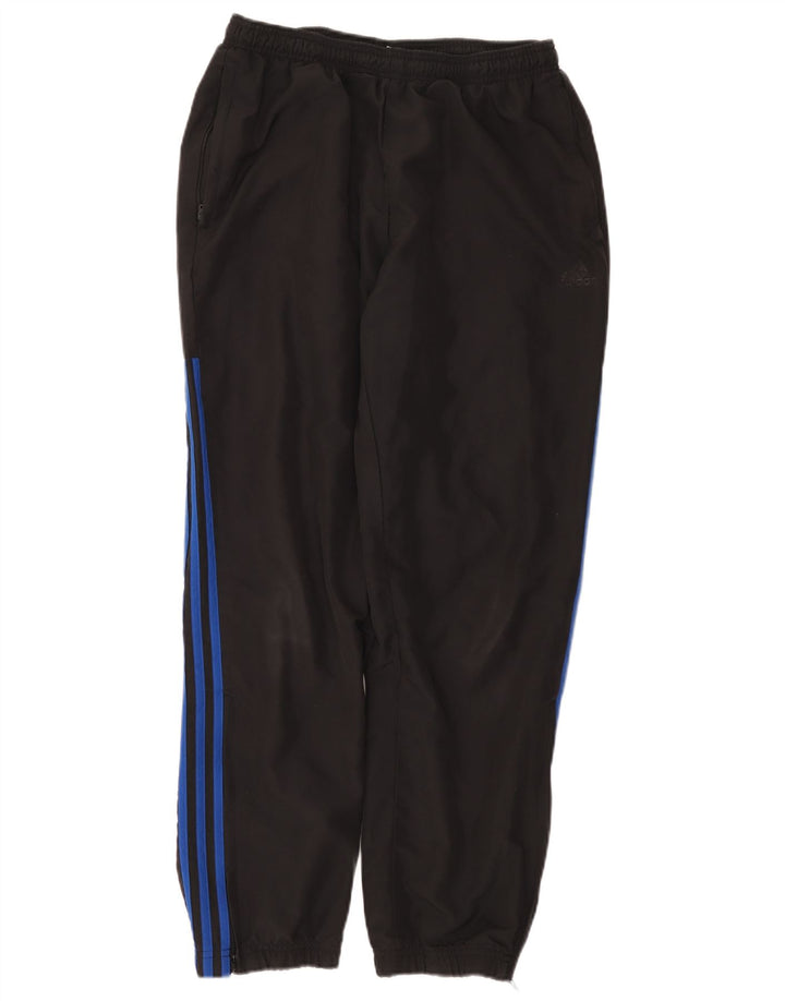 Adidas Hombre Pantalones De Chándal Joggers Grande Negro Poliéster