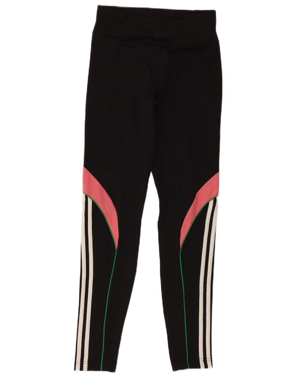 Adidas Leggings Aeroready para niña 14-15 años Negro Colorblock Poliéster