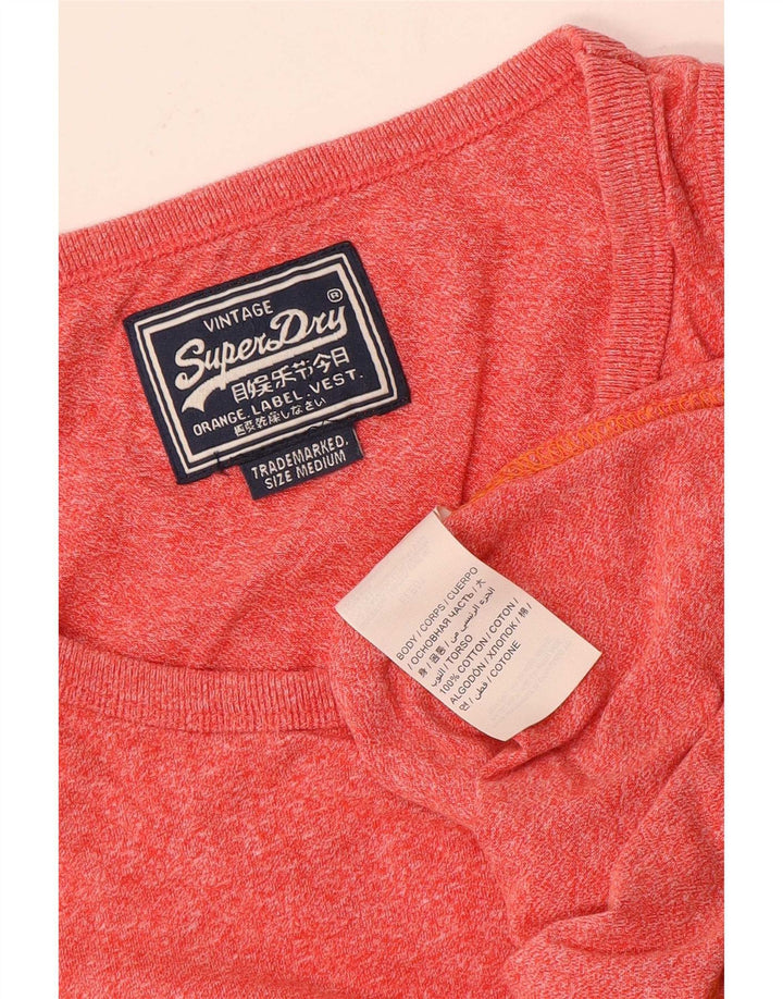 Superdry Camiseta Sin Mangas De Algodón Con Motivos Rojos Medianos