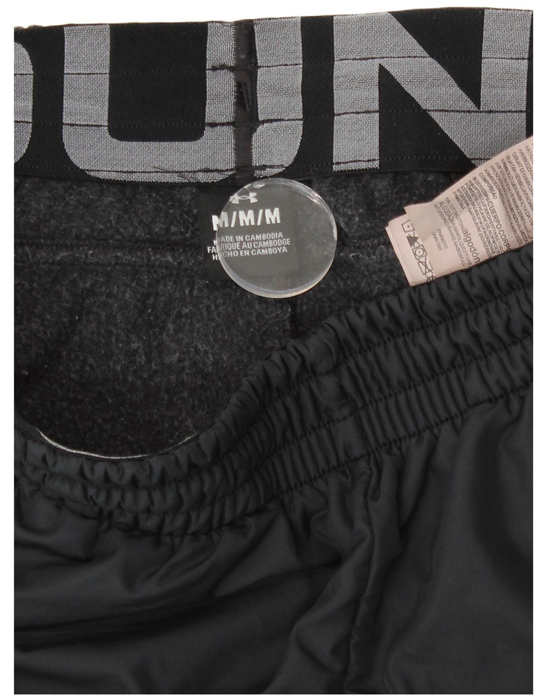 Under Armour Pantalones De Chándal Joggers De Algodón Color Block Gris Medio | Hombre