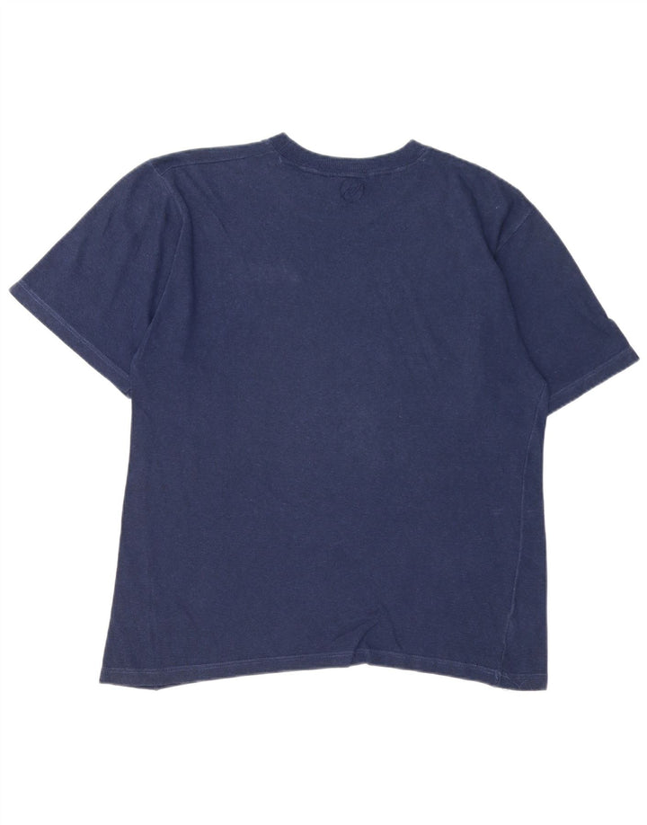 Camiseta Asics Hombre Top Medium Azul Marino Algodón