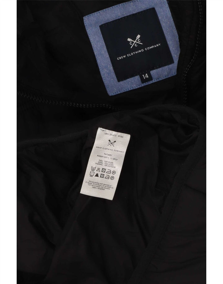 Crew Clothing Chaleco acolchado para mujer UK 40 Grande Poliéster negro