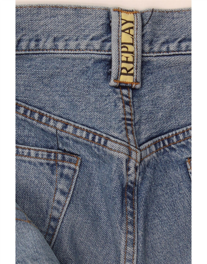 Vaqueros rectos para hombre Replay W33 L35 Algodón azul