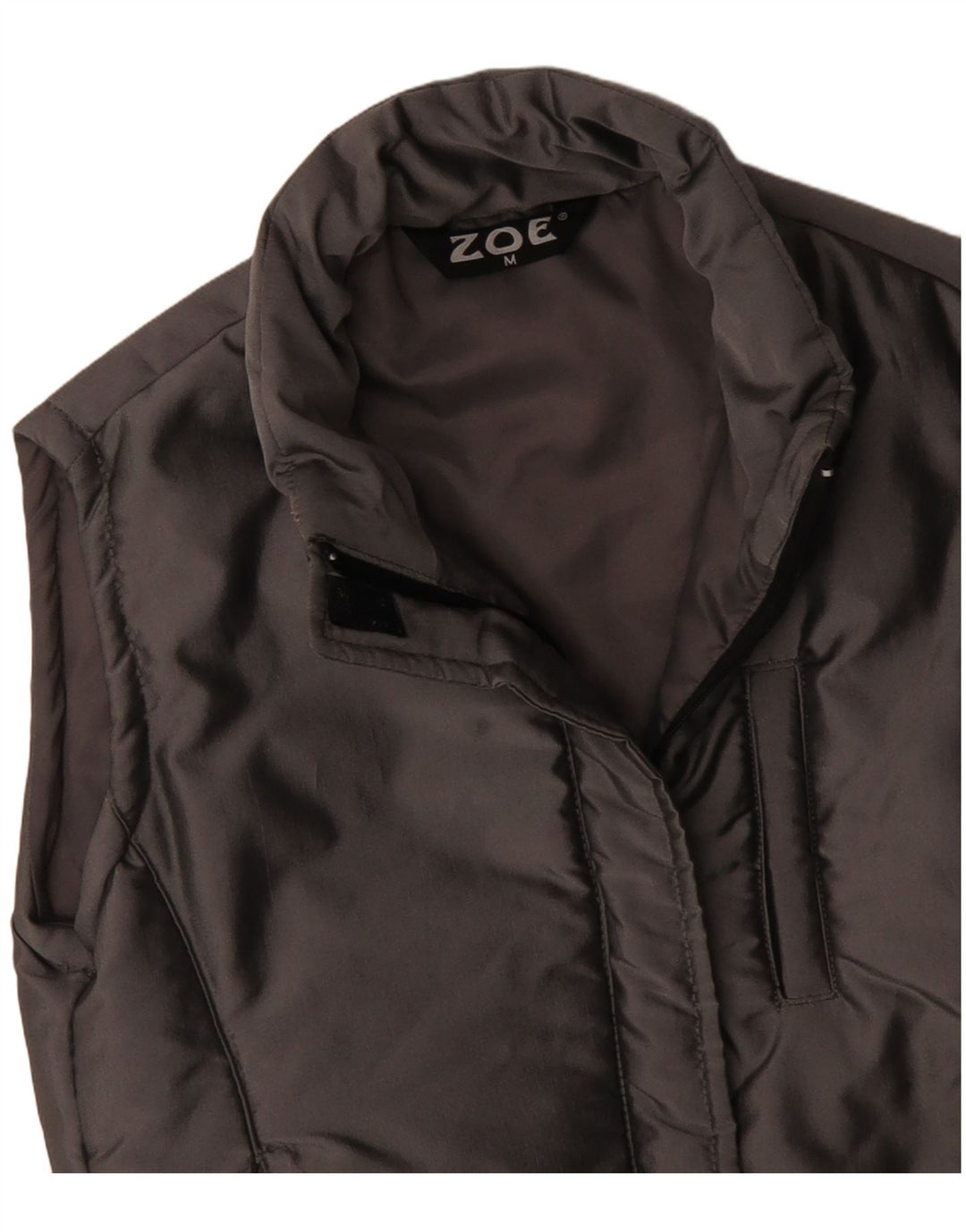 Chaleco acolchado ZOE para mujer UK 44 Nylon gris medio
