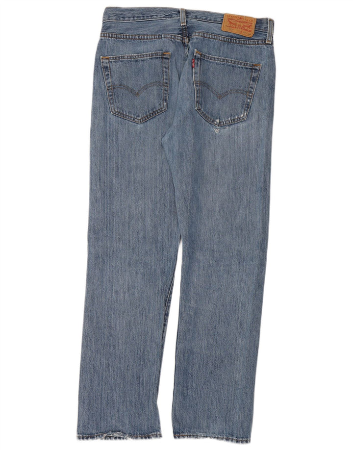 Levi's Hombre 501 Vaqueros Rectos W32 L30 Algodón Azul