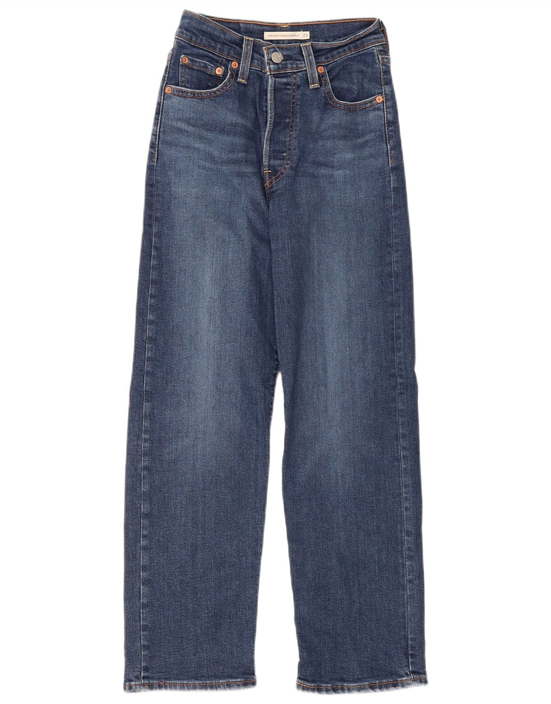 Vaqueros Levi's Ribcage Rectos Mujer W23 L27 Algodón Azul