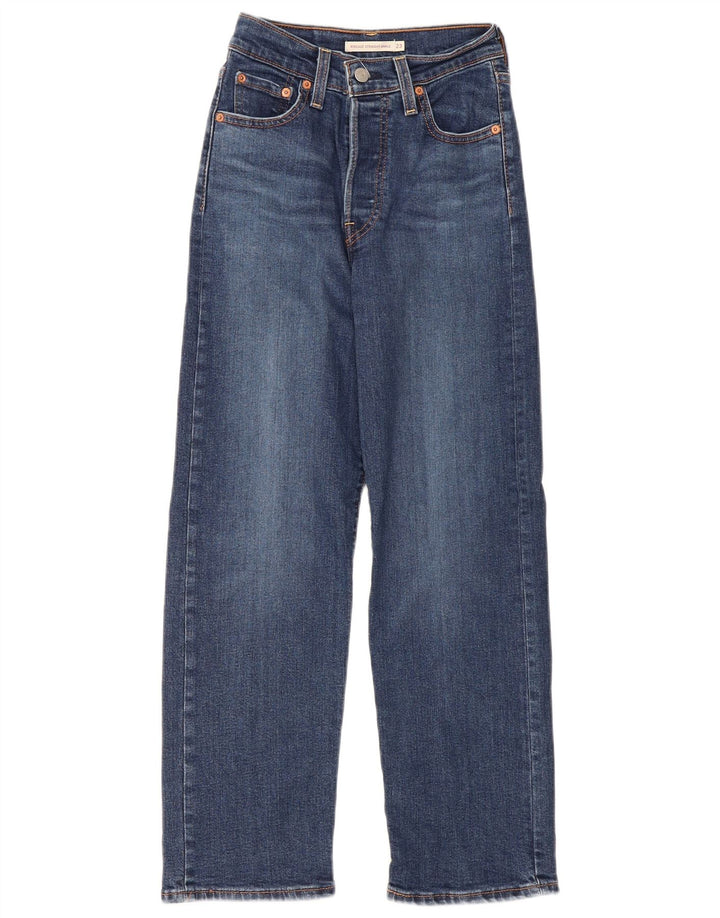Vaqueros Levi's Ribcage Rectos Mujer W23 L27 Algodón Azul