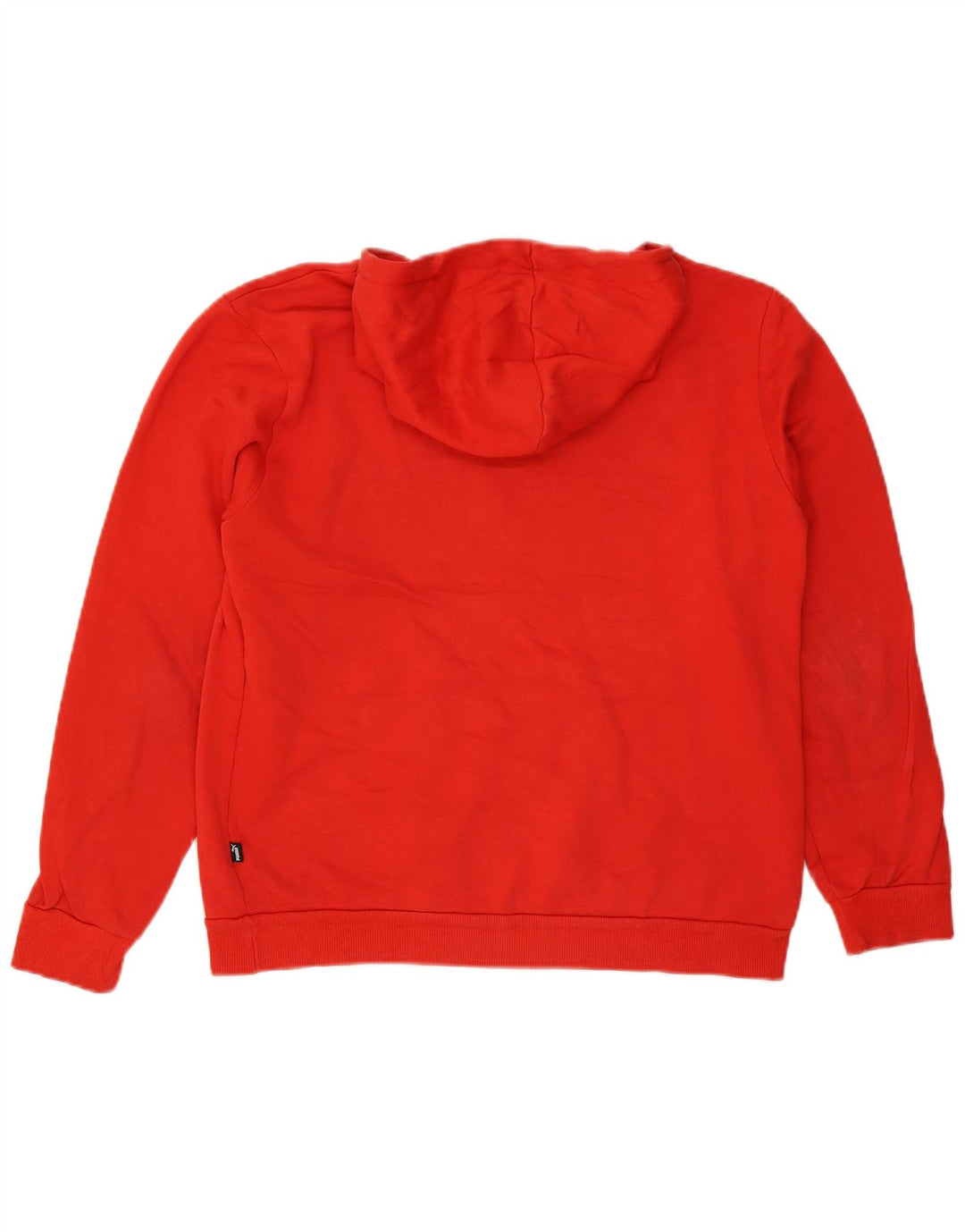 PUMA Jersey con capucha gráfica para hombre Algodón rojo mediano