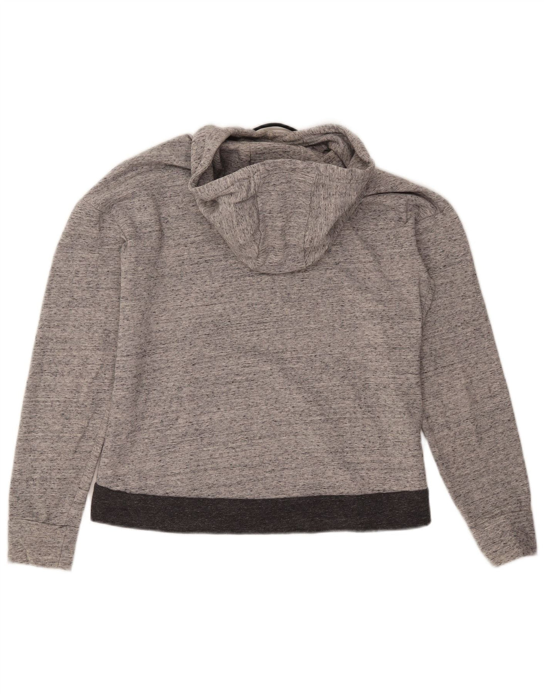 ADIDAS Sudadera con capucha para mujer UK 16/18 Grande Gris Moteado Algodón