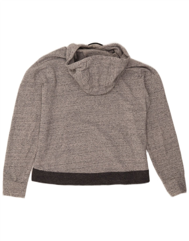 ADIDAS Sudadera con capucha para mujer UK 16/18 Grande Gris Moteado Algodón