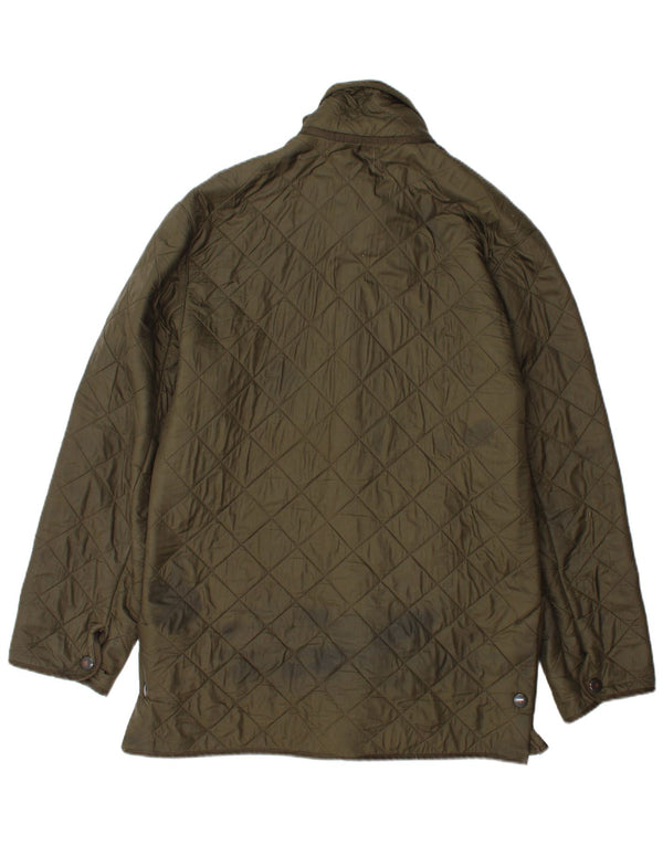 Barbour Chaqueta acolchada para hombre UK 36 Small Verde Poliamida