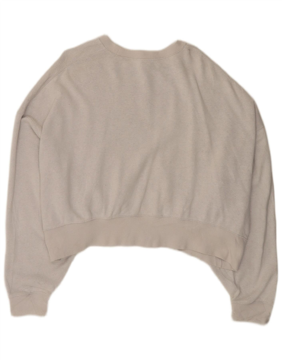 NIKE - Sudadera corta extragrande para mujer, talla 40, algodón gris medio