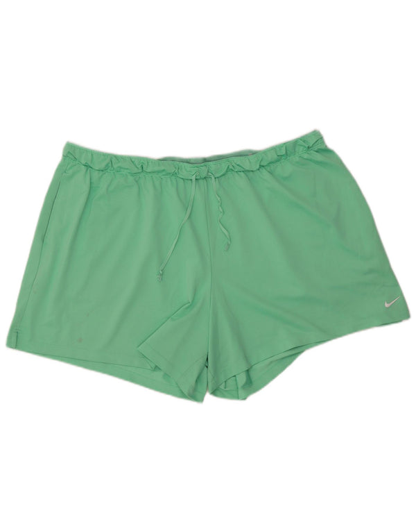 Nike - Pantalones cortos deportivos Dri Fit para hombre, talla 2XL, poliéster verde