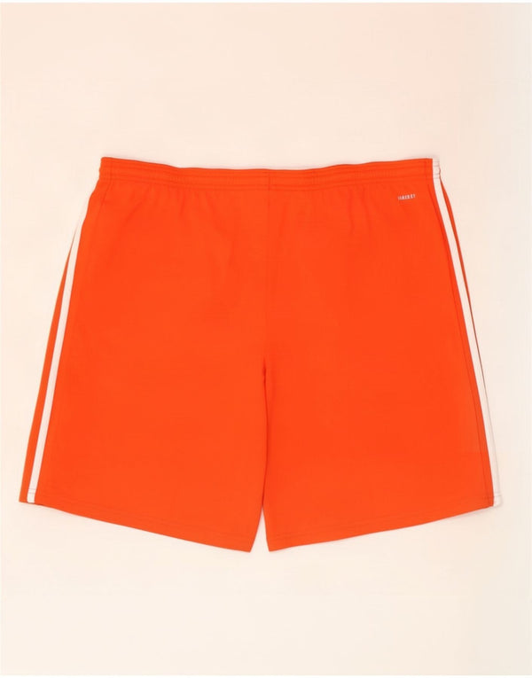 Adidas - Pantalones cortos deportivos Aeroready para hombre, talla 2XL, color naranja