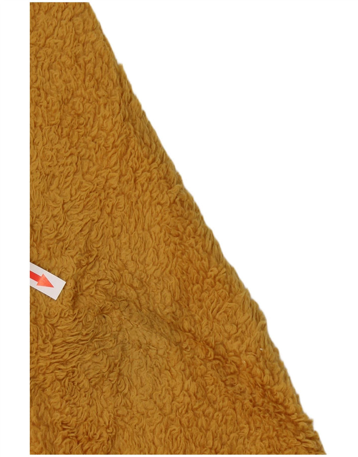 Eddie Bauer Jersey de forro polar con cuello y cremallera para mujer UK 10 Small Yellow Poliéster