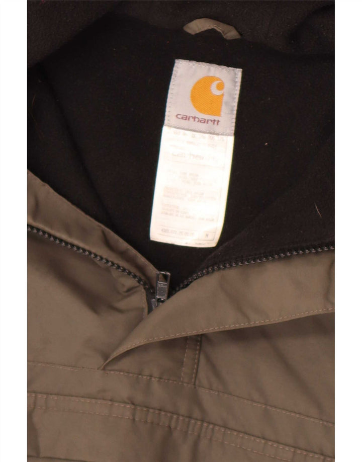 Carhartt Chaqueta Anorak con capucha para hombre UK 38 Nylon gris medio