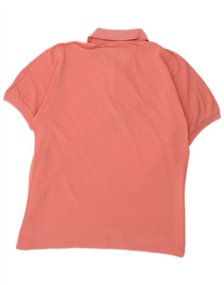 Polo Lacoste para hombre talla 4 algodón rosa mediano