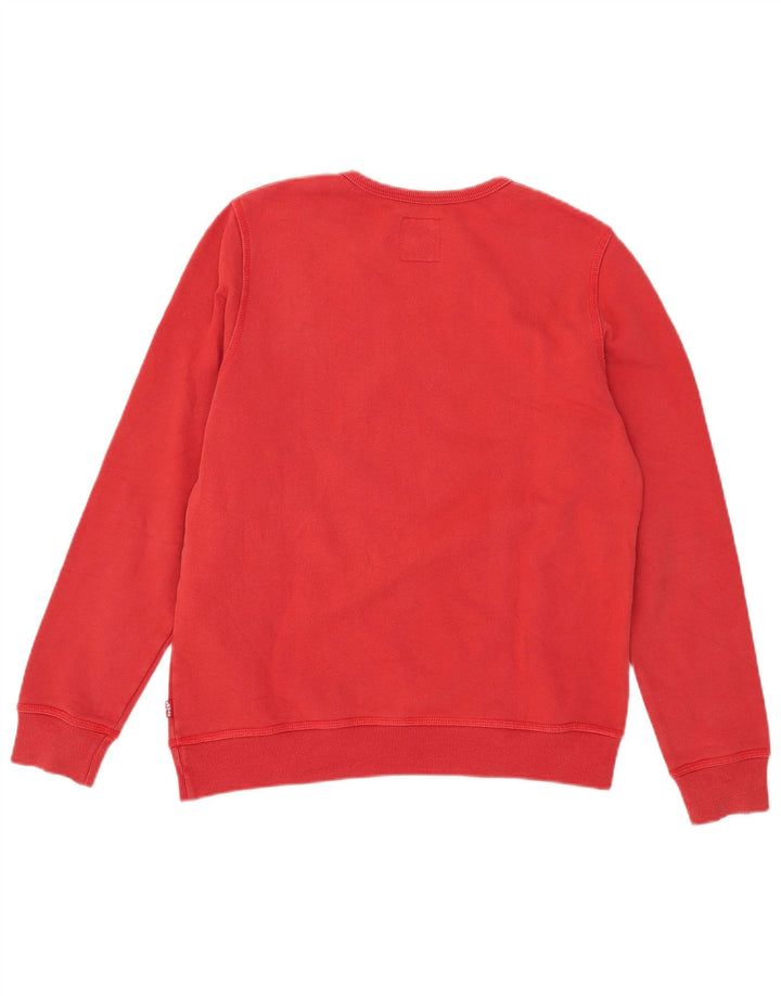Levi's Boys Graphic Sudadera Jumper 15-16 Años Rojo Algodón