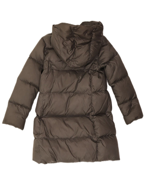 Polo Ralph Lauren Abrigo acolchado con capucha para niñas 8-9 años Nylon caqui mediano