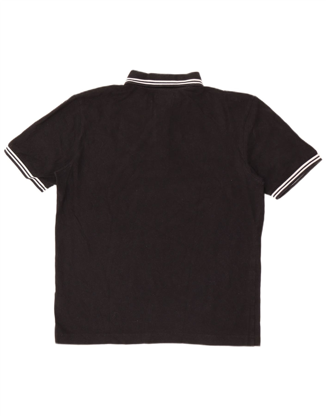 Kappa Polo Hombre Grande Algodón Negro